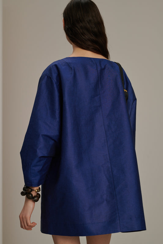 Cybele dress - Bright Blue - Linen - Women