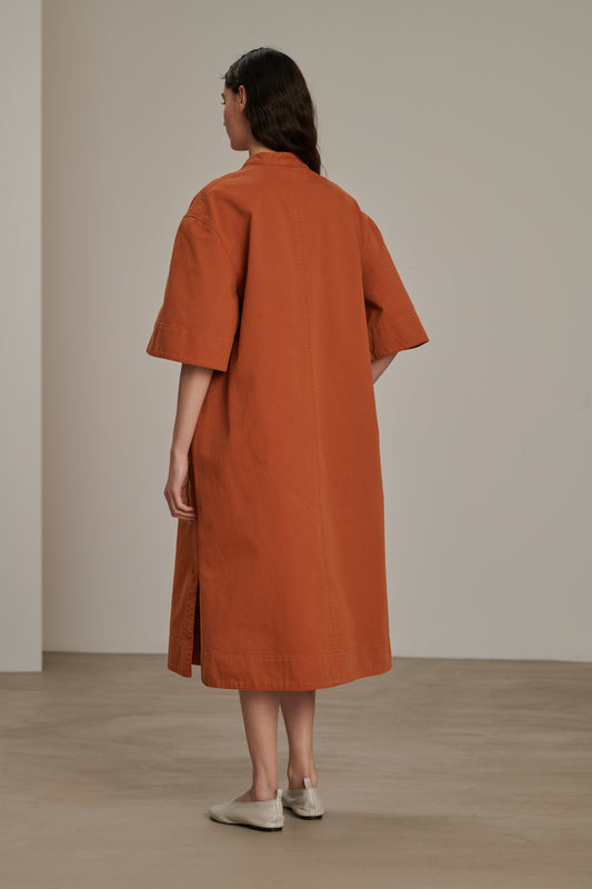 Brook dress - Orange - Cotton - Women