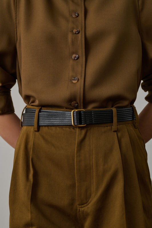 Ceinture Fiora - Noir - Cuir - Femme