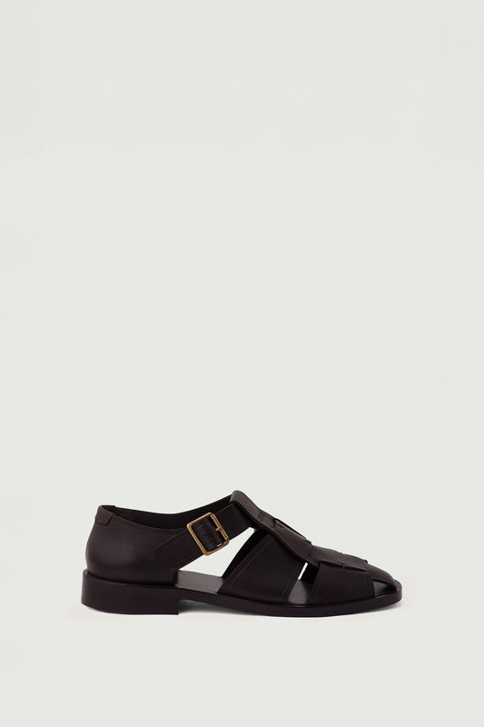 Velika Sandals - Brown - Leather - Women