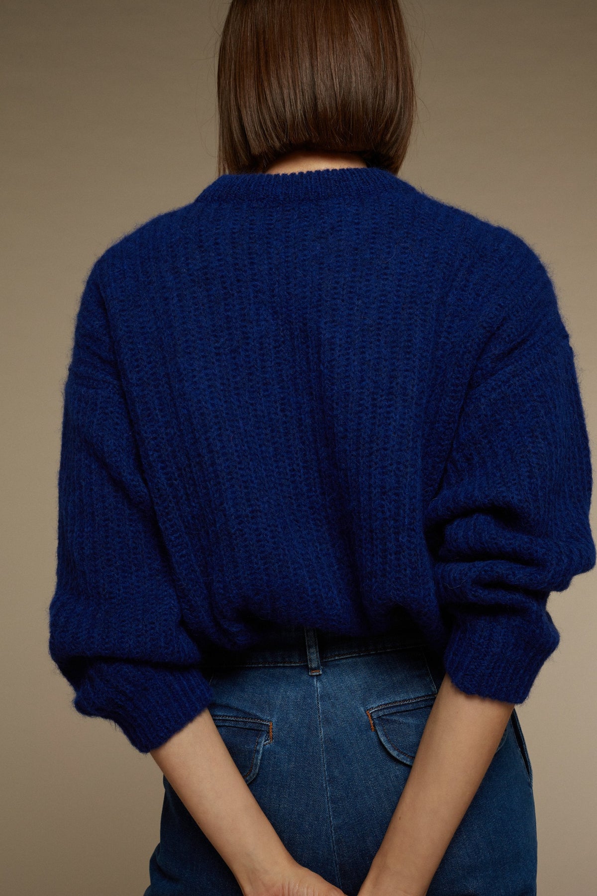 PULLOVER GINETTE MÉLANGE ECRU