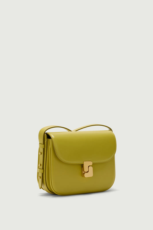 Bellissima Mini bag - Neon Yellow - Leather - Women