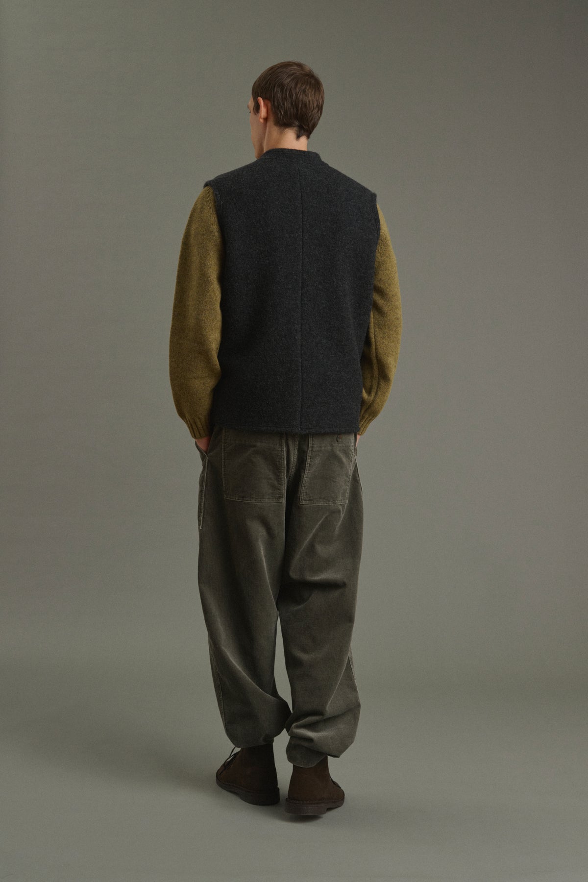 Samuel Jacket - Charcoal Grey - Wool - Men
