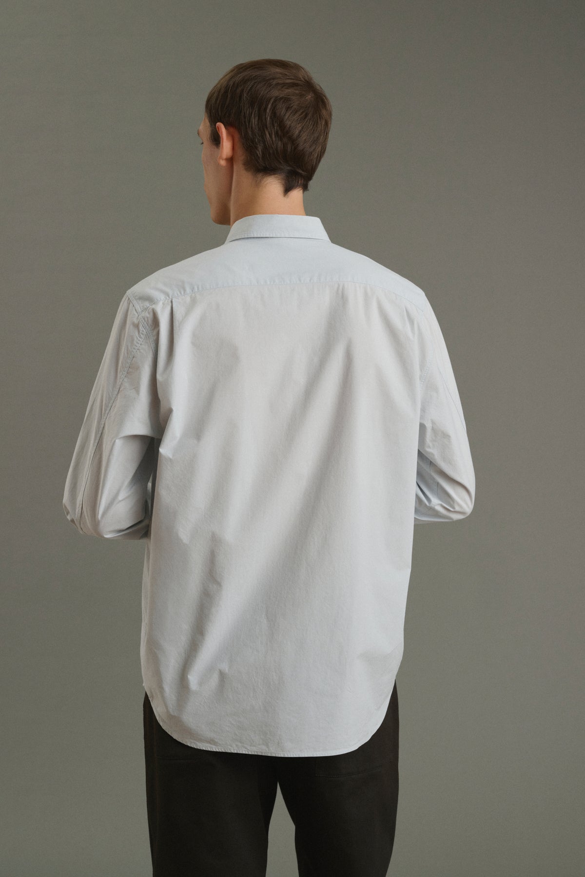 Shirt Glenn - Pale Blue - Cotton - Men vue 2