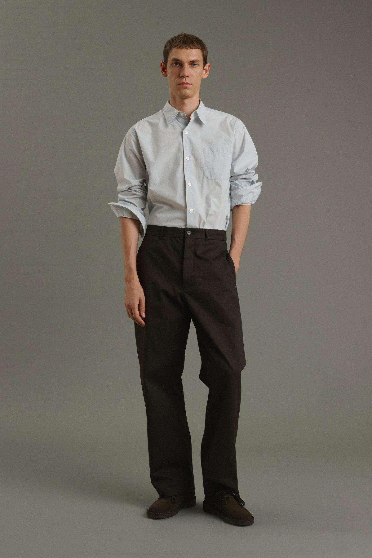 Shirt Glenn - Pale Blue - Cotton - Men