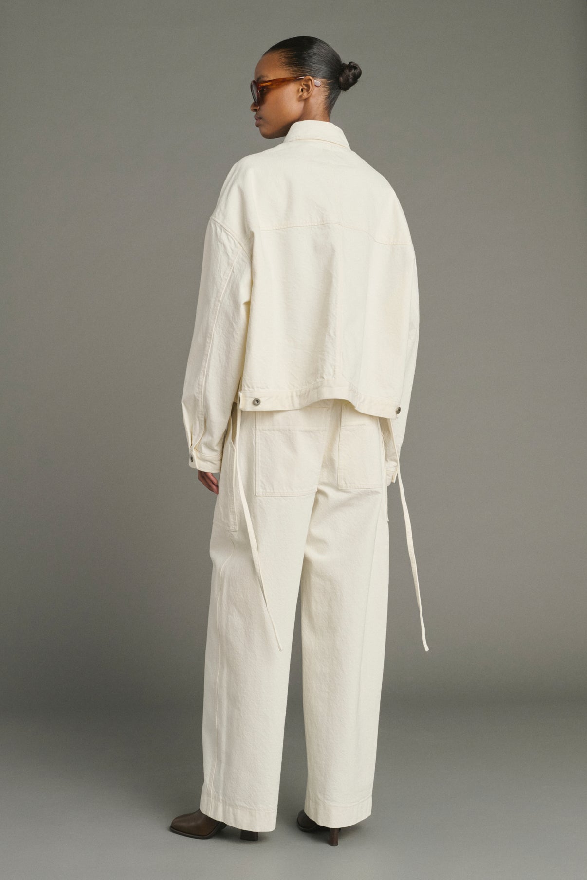 Lys jacket - Ecru - Cotton - Women vue 4