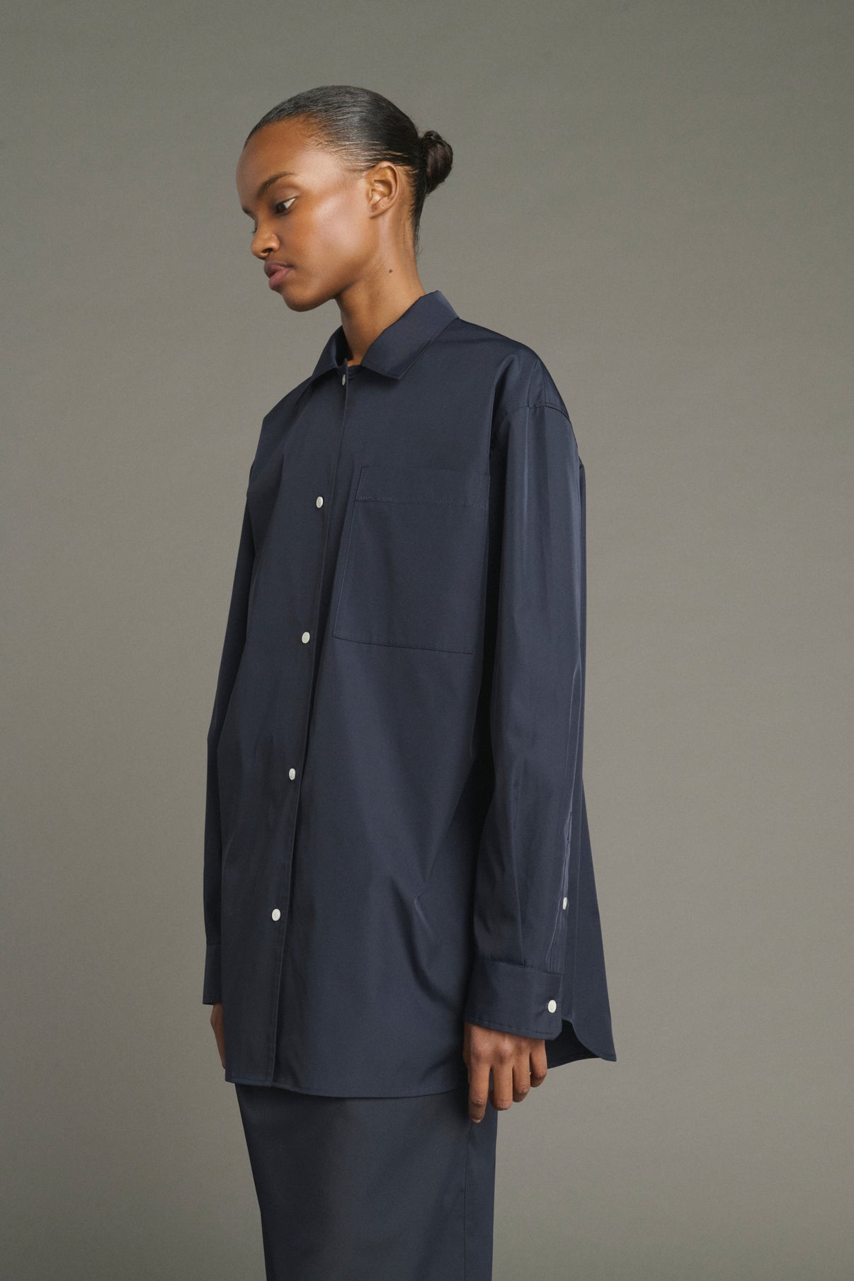 Kita Shirt - Navy - Women vue 1