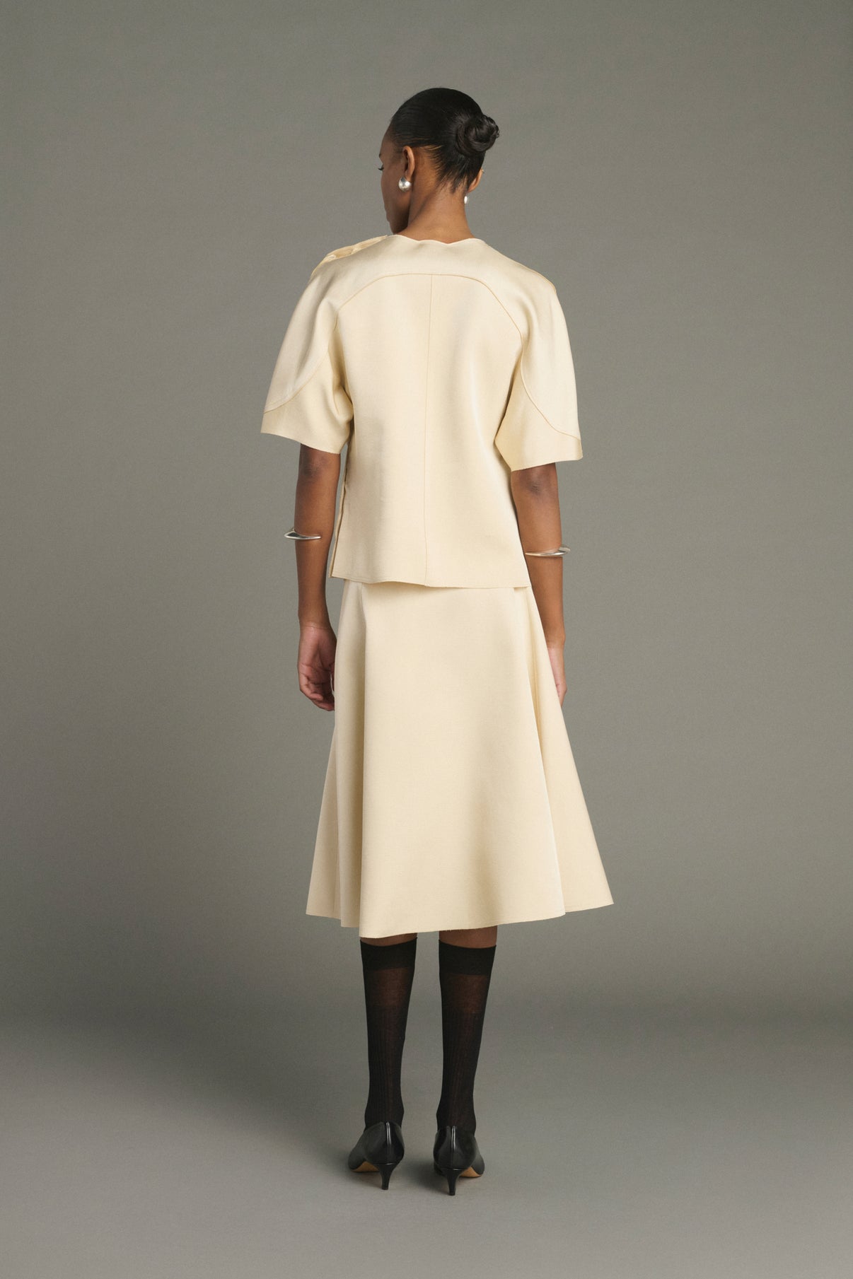 Kelya skirt - Cream - Women vue 2