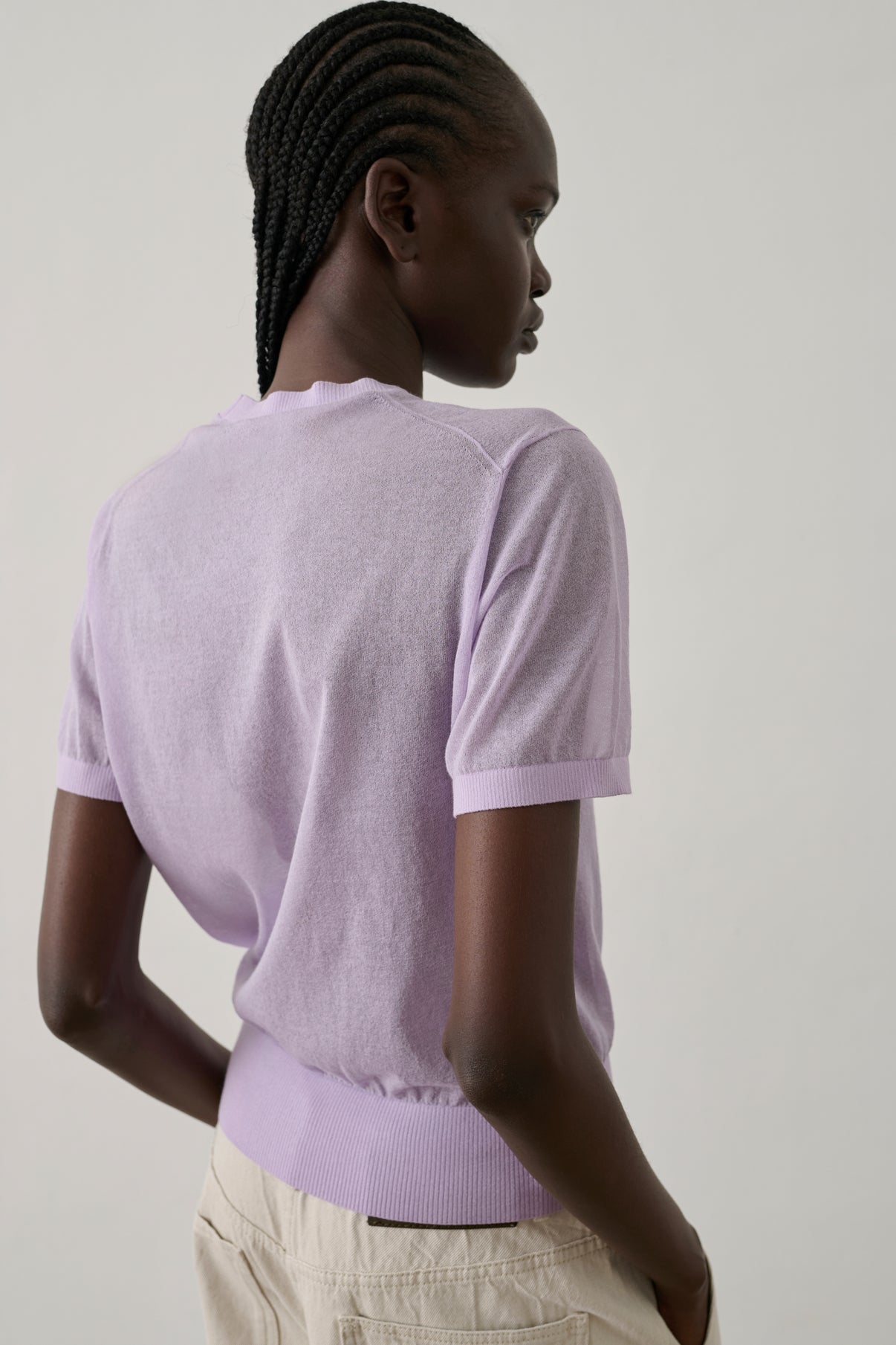 Dua pullover - Parme - Cotton - Women vue 3
