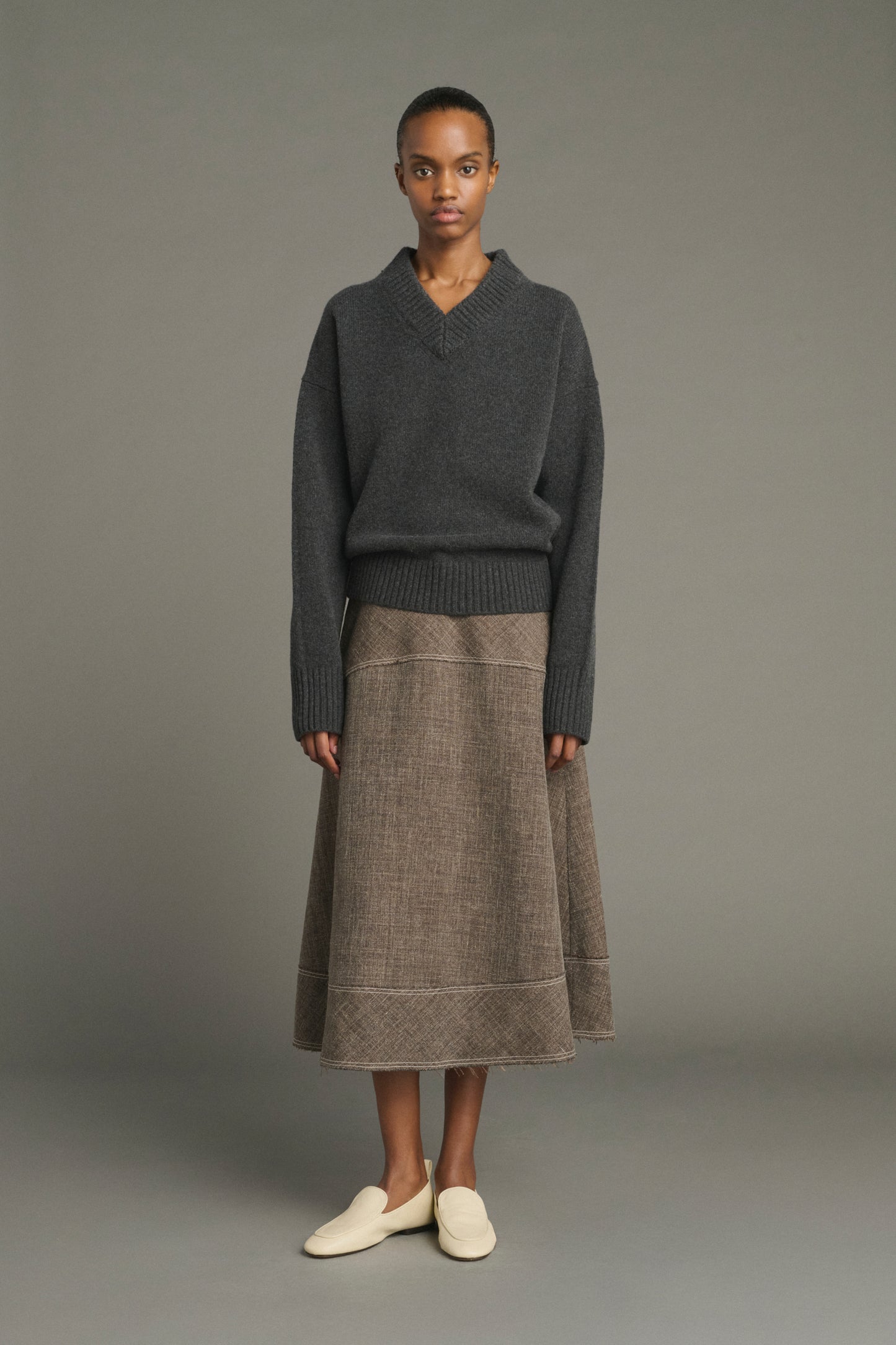 Janelle skirt - Brown Marl - Women