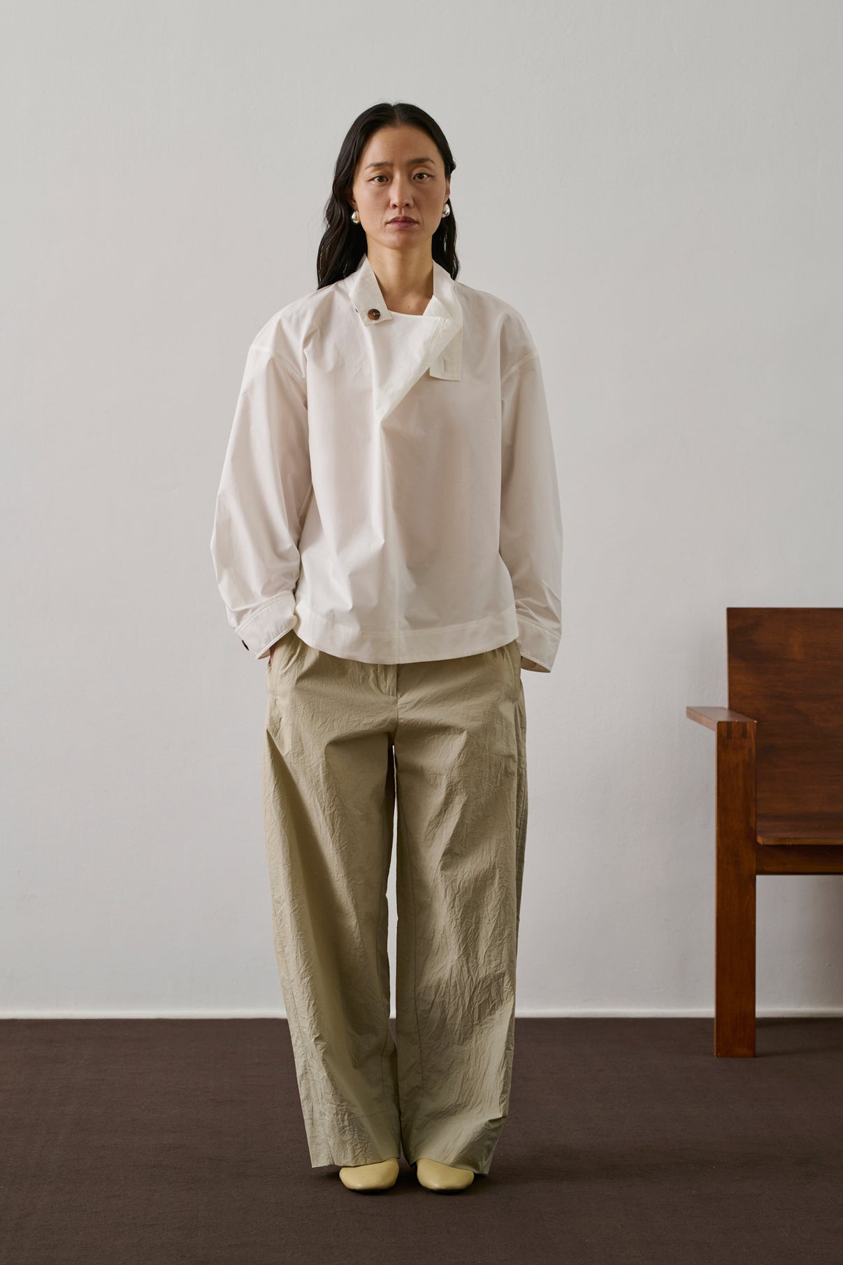 WHITE FELICITE BLOUSE vue 3