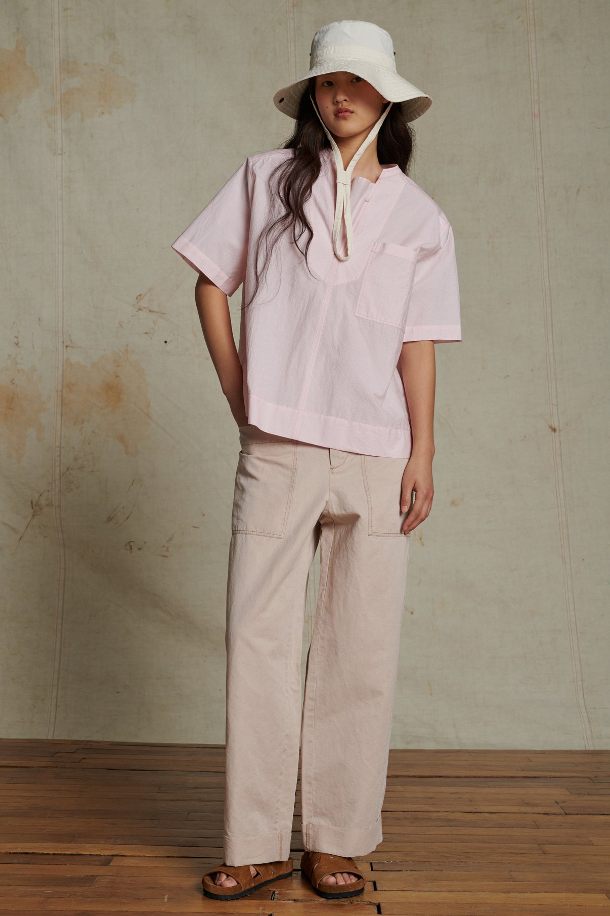 Chemise Alpilles - Rose Pâle  - Femme vue 1