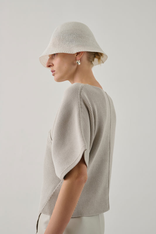 Pull Essaouira - Gris Pâle - Coton - Femme