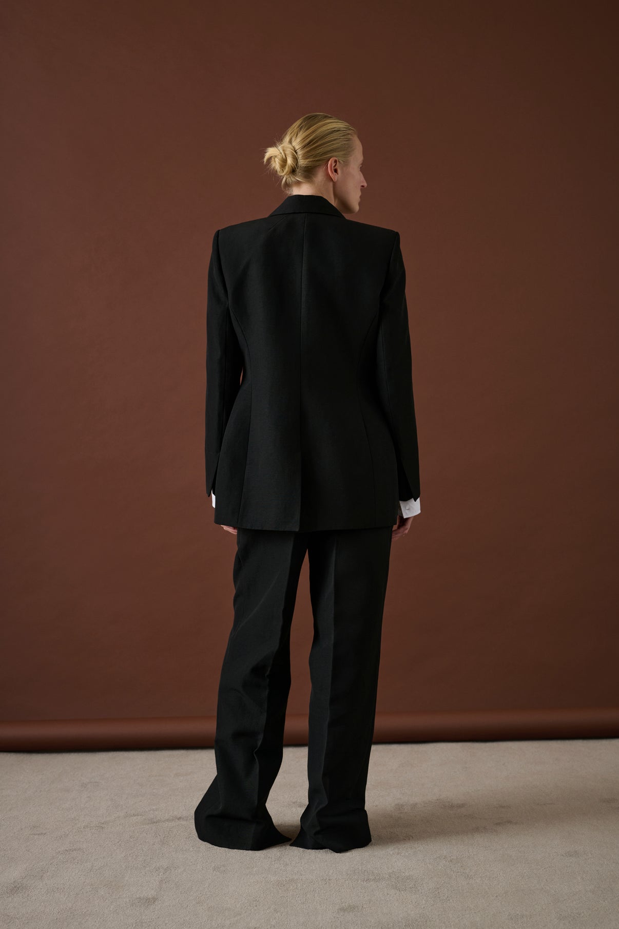 Pantalon Erik - Noir - Lin - Femme vue 2