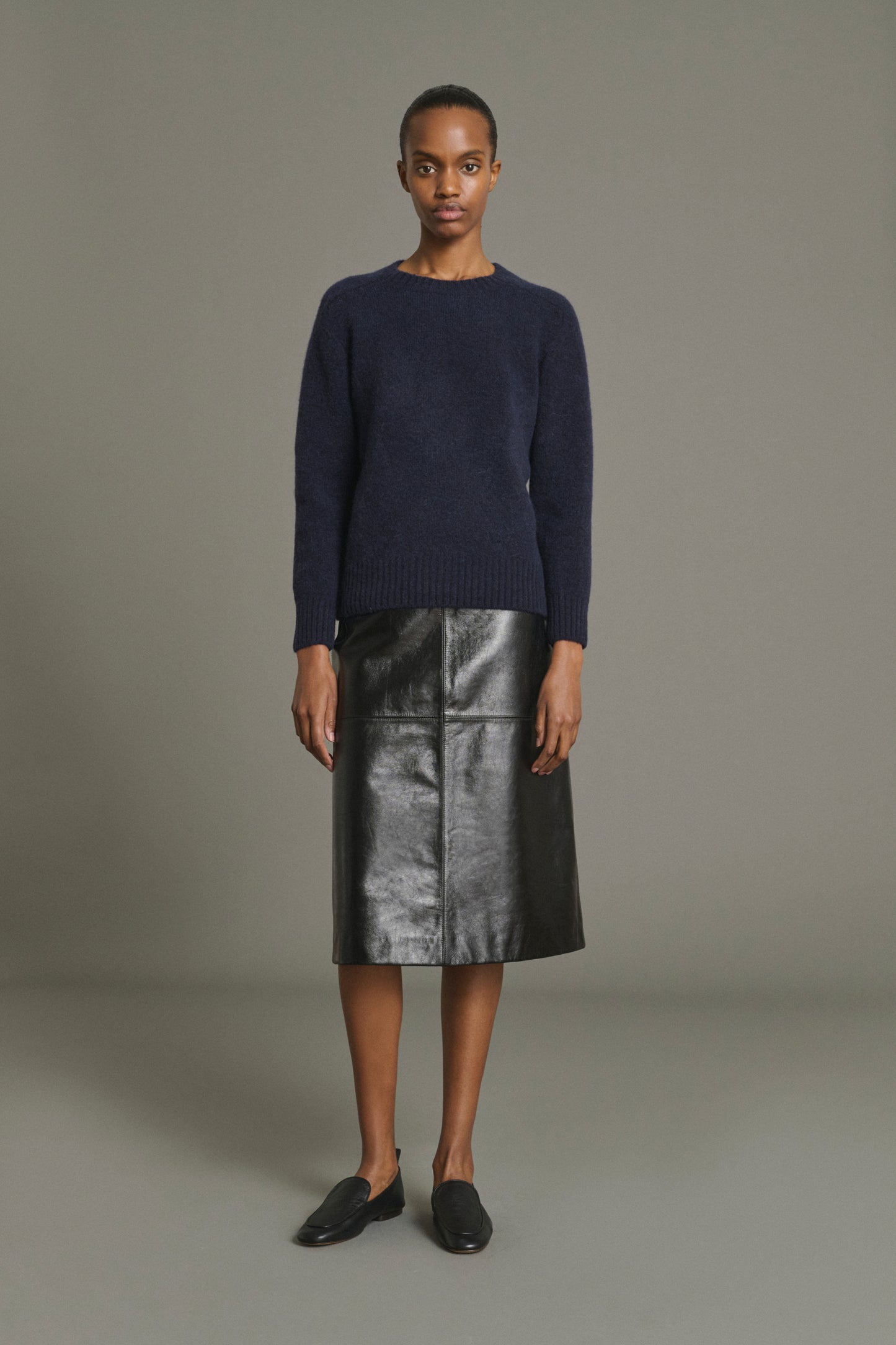 Envie pullover - Navy - Wool - Women