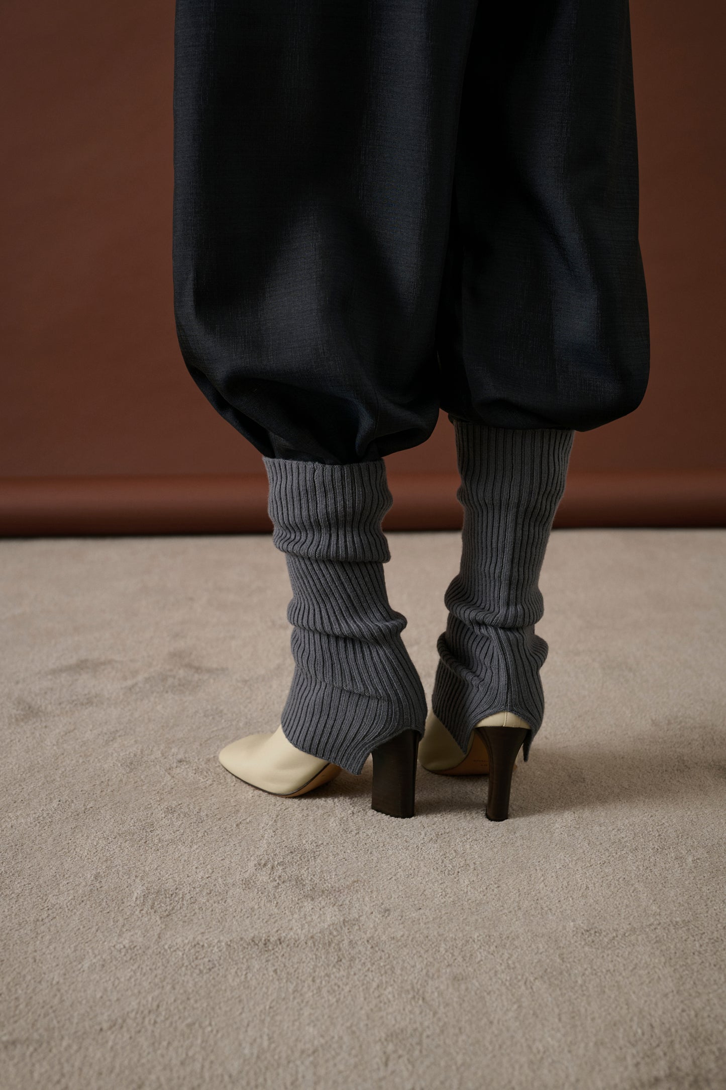 Guêtres Martha - Gris Foncé - Laine - Femme