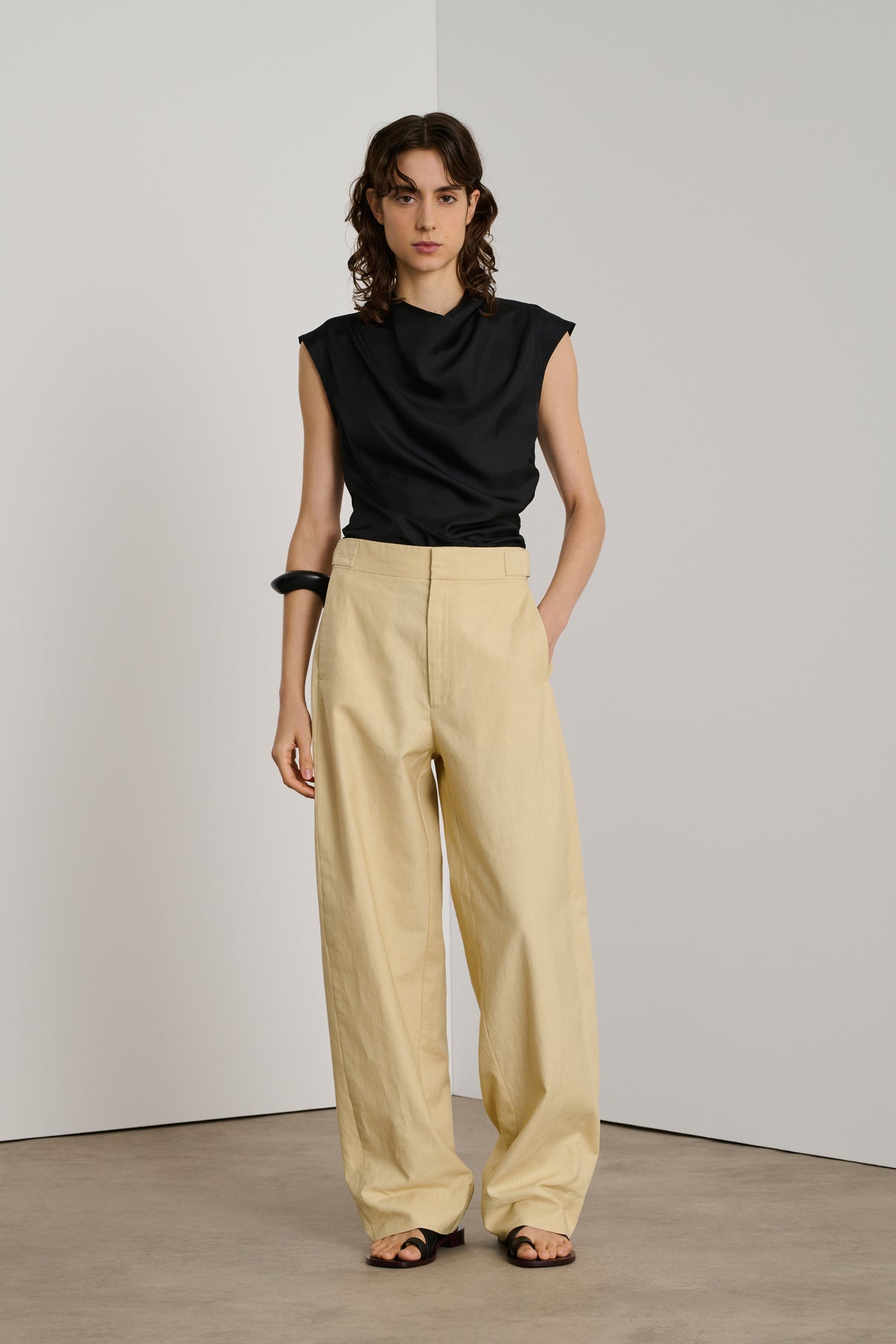 Pantalon Wally - Écru - Femme vue 1