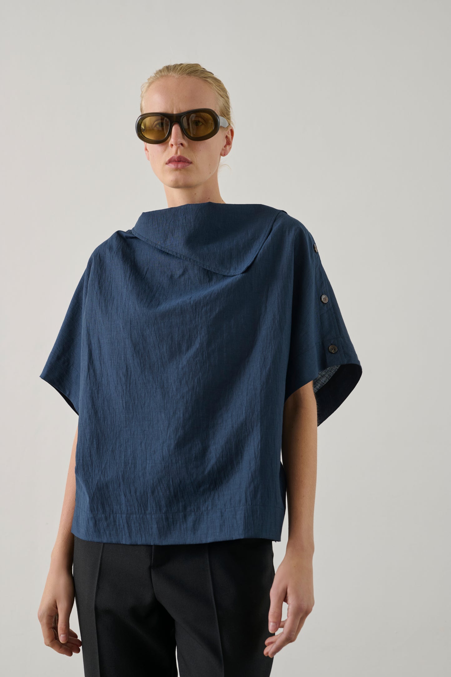 Issa Blouse - Navy - Women