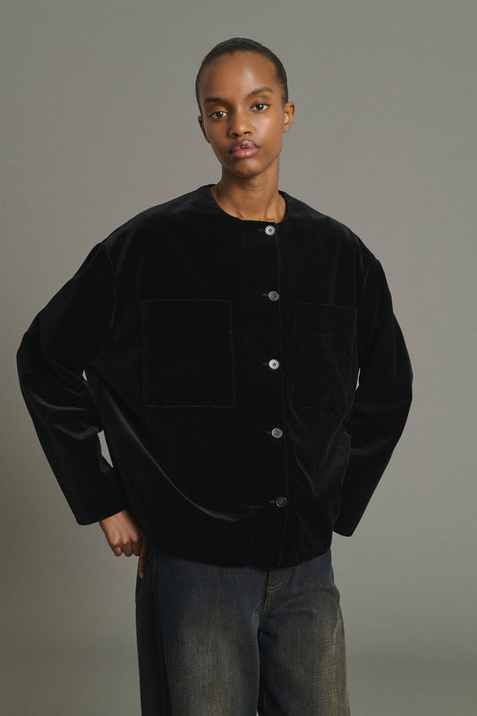 Louis Jacket - Black - Cotton - Women
