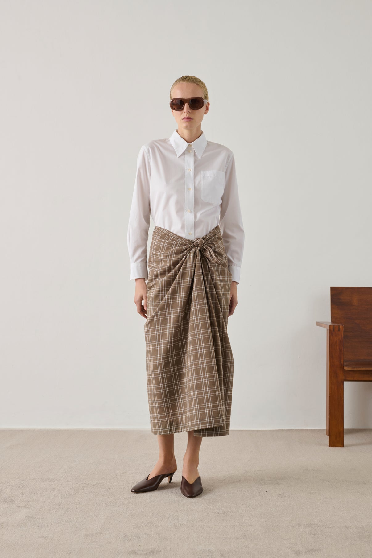 Chemise Saphir - Blanc - Coton - Femme vue 5