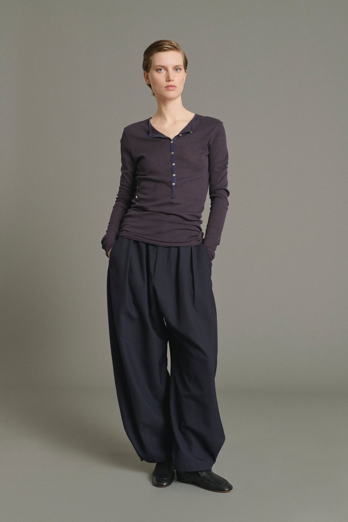 Vernon Trousers - Midnight Blue - Women vue 1
