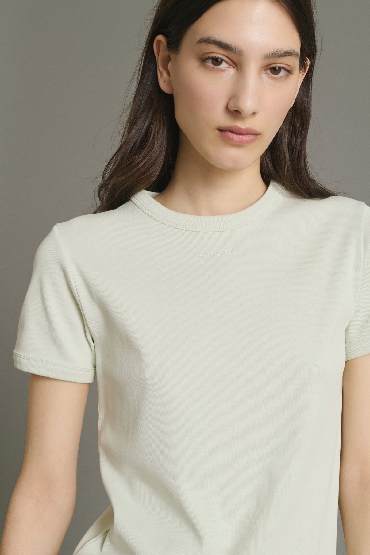 Aristide t-shirt - Mint - Cotton - Women vue 4