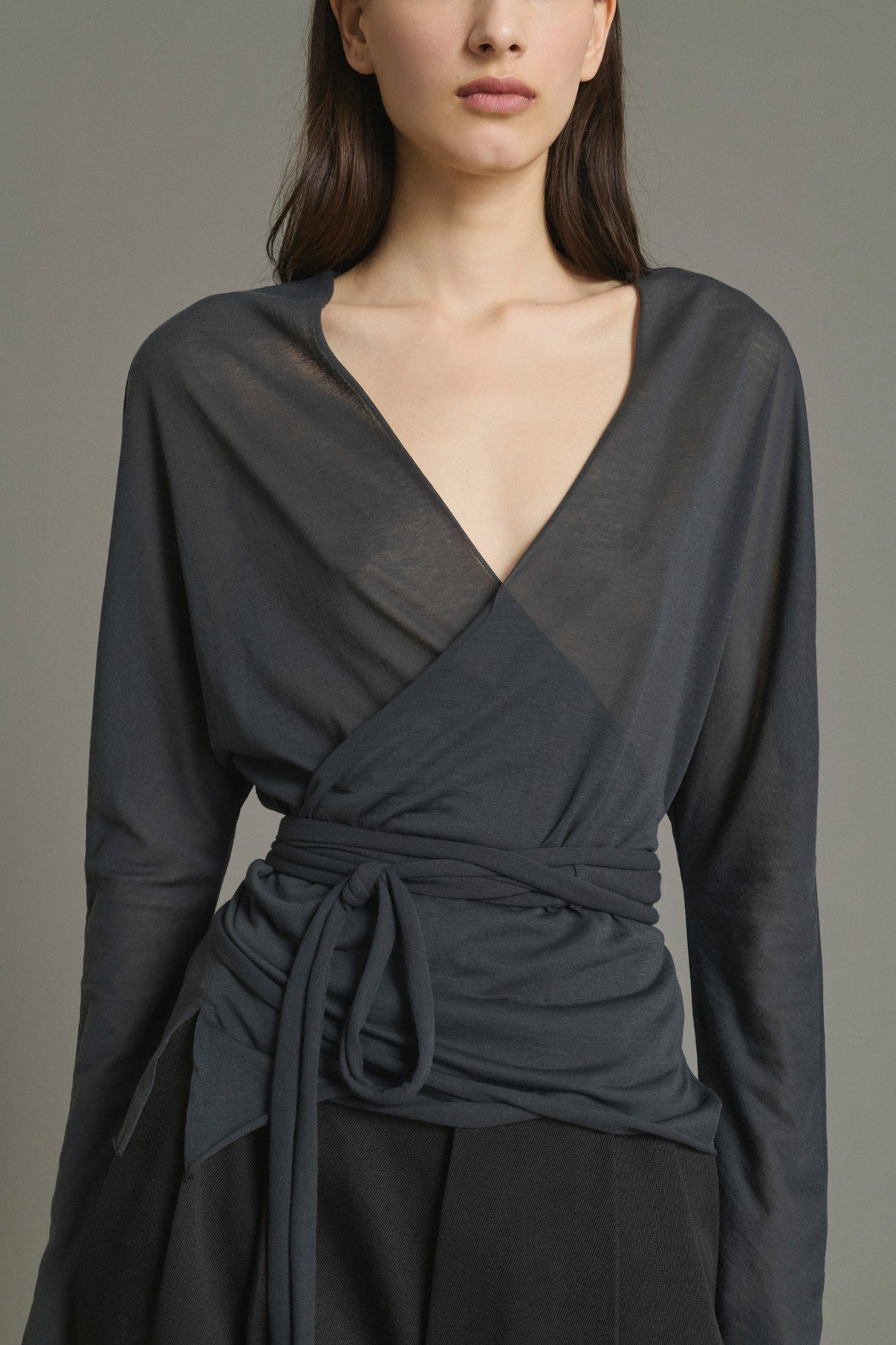 Luth T-Shirt - Anthracite Grey - Cotton - Women vue 2