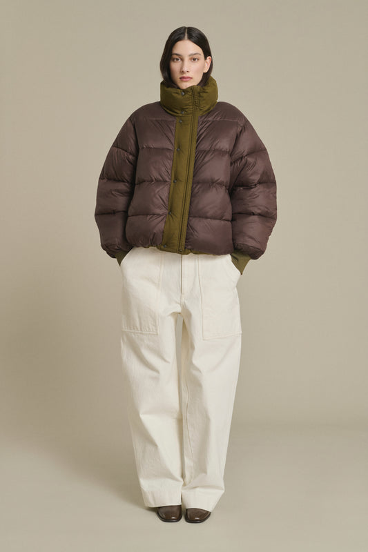 Java puffer jacket - Khaki - Cotton - Women