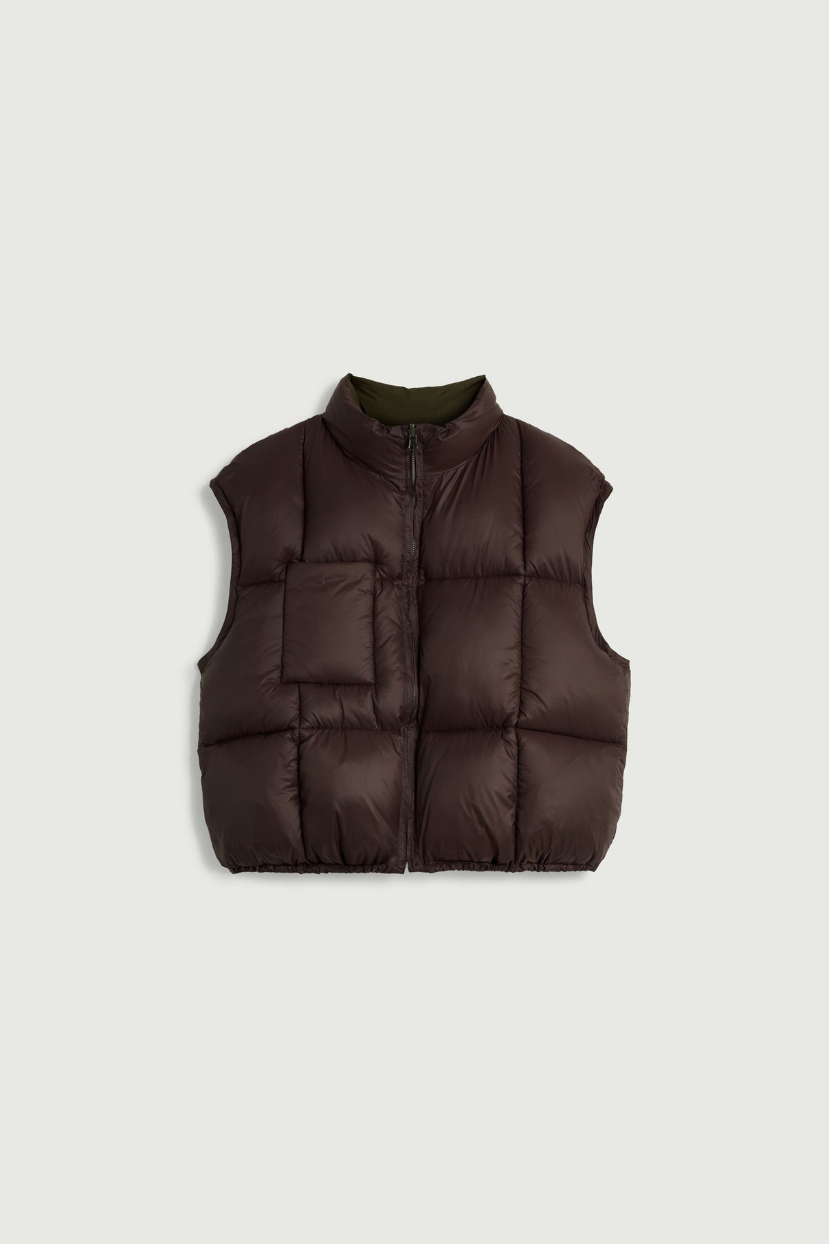 Jensen puffer jacket - Khaki - Cotton - Women vue 6