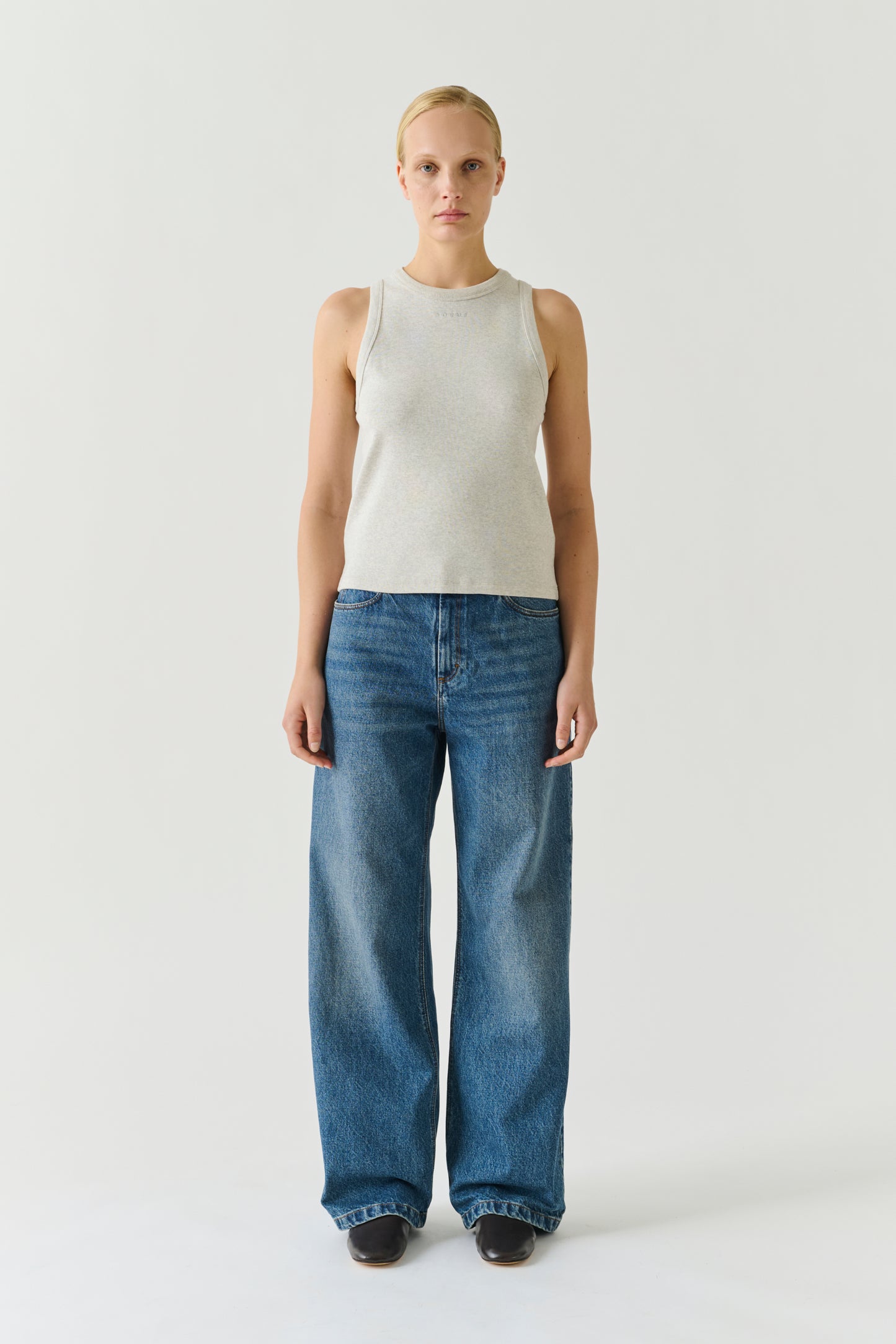 Dolly t-shirt - Grey Marl - Cotton - Women