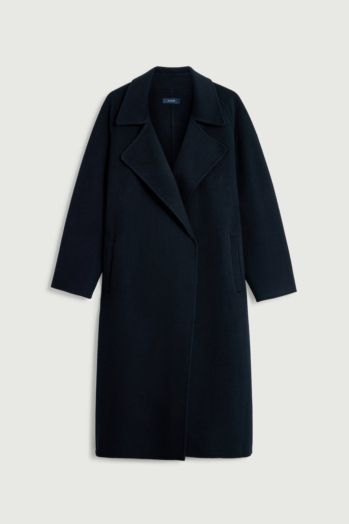 Harvard coat - Deep Navy - Wool - Women vue 7