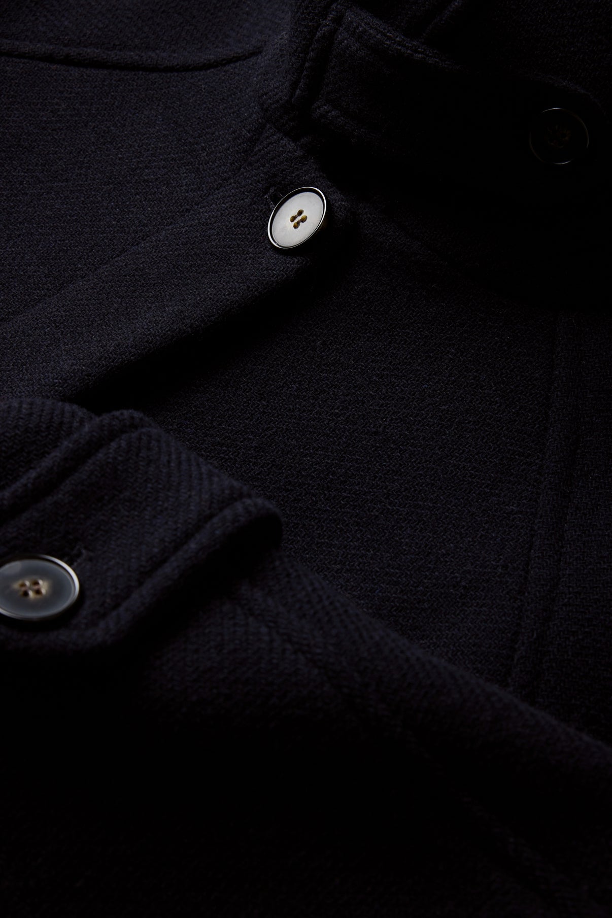 Berlin coat - Navy - Wool - Women vue 7