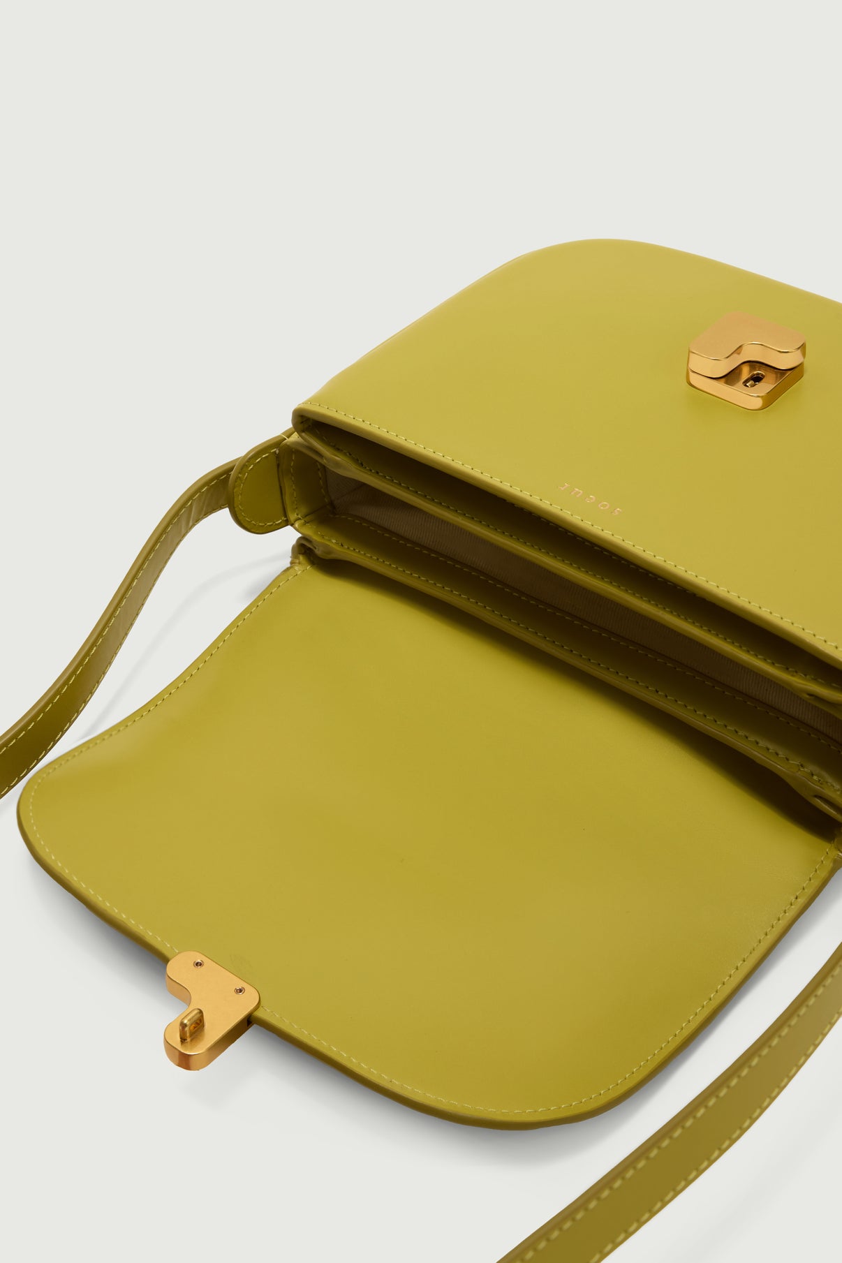 Bellissima Mini bag - Neon Yellow - Leather - Women vue 5